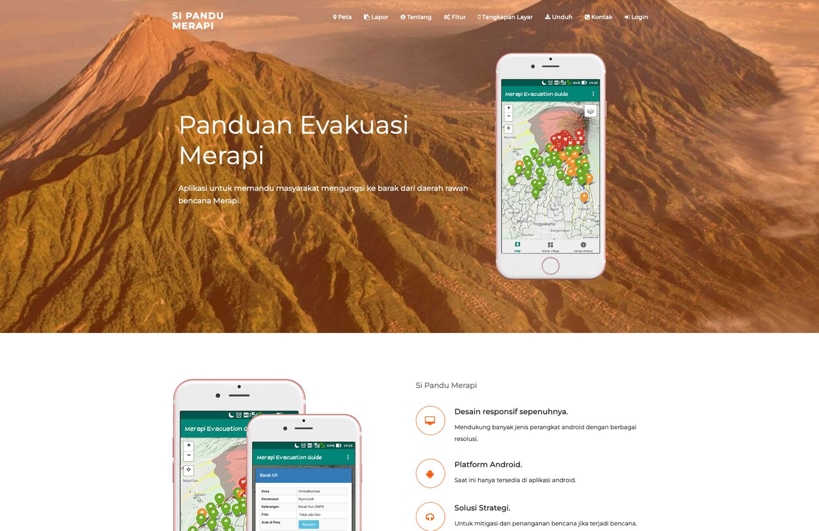 Landing Page Sipandu Merapi