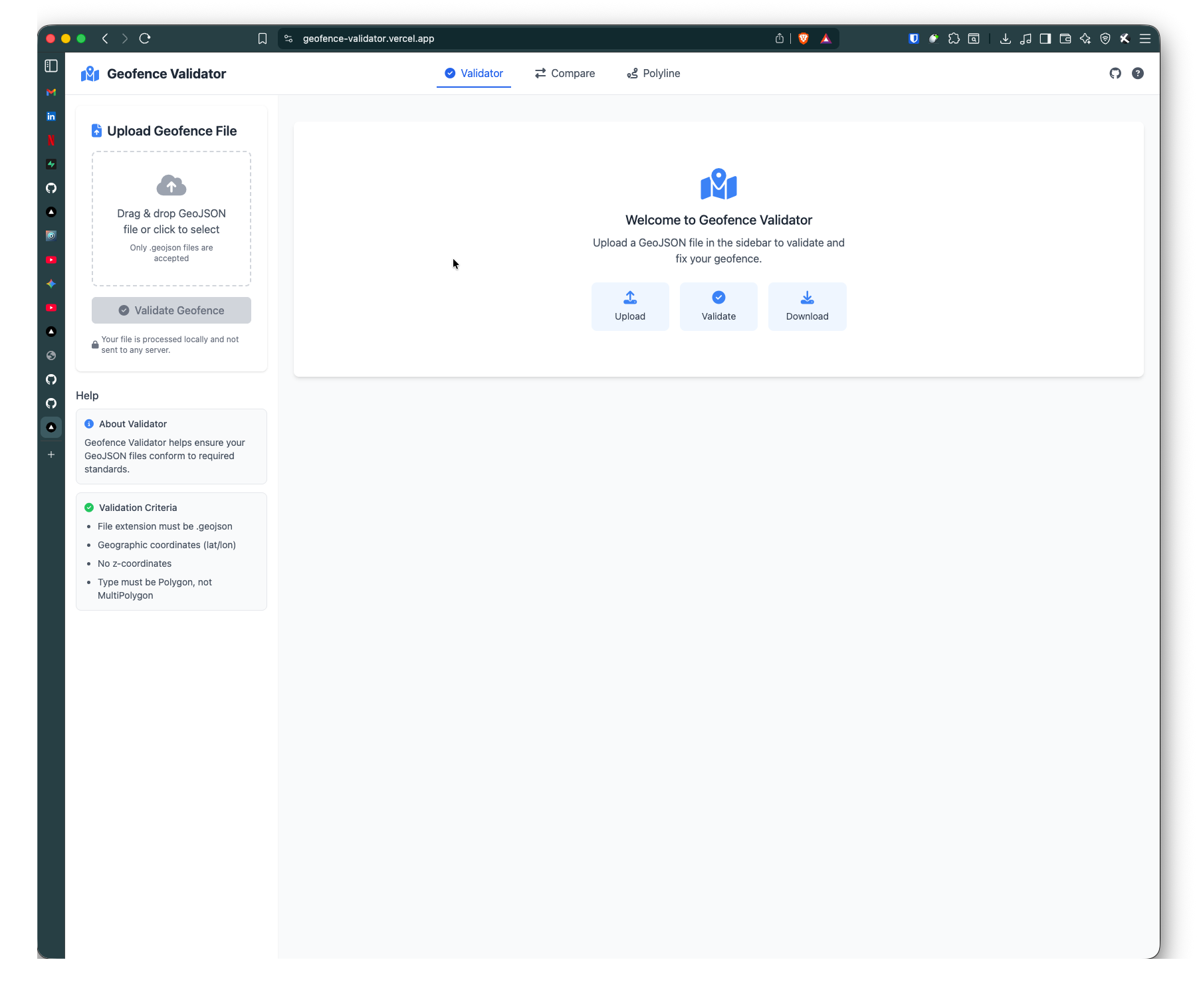 Main Page Validator